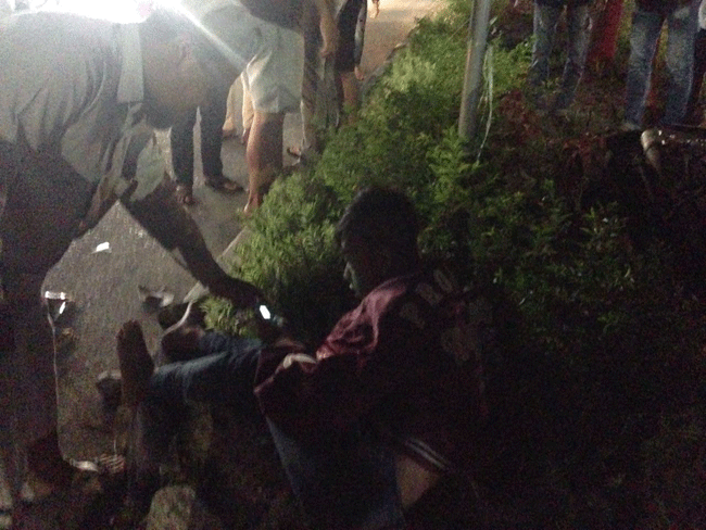 Tabrak Lari, Motor Patah Dua