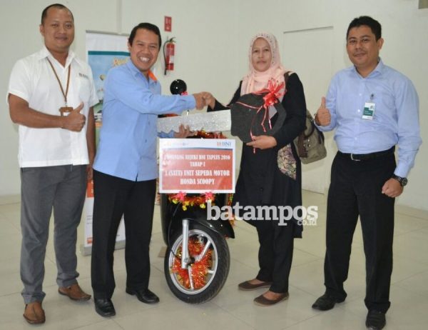 Rezeki Nabung di BNI, Zumini Kaget dapat Motor