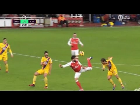 Indahnya Gol Giroud saat Arsnel Bekap Crystal Palace 2-0