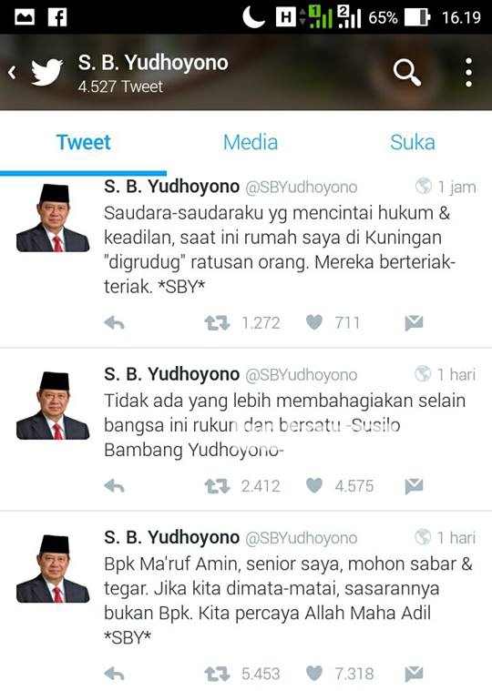 Rumah Pak SBY Digruduk Demonstran