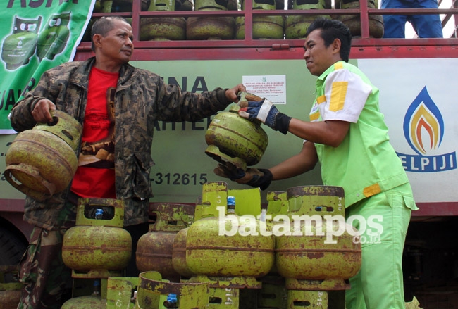 Gas Melon Langka di Tanjunguban