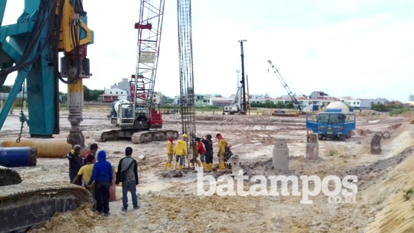 Progres Pondasi Pollux Habibie Phase 1 Sudah 80,94 persen