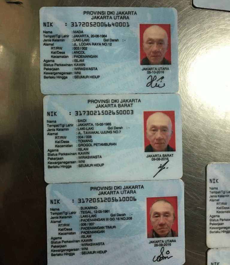 Benar, Ada KTP Palsu Beredar, Diduga Terkait ….
