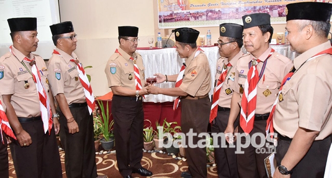 Dalmasri Terpilih jadi Ketua Kwarcab Bintan