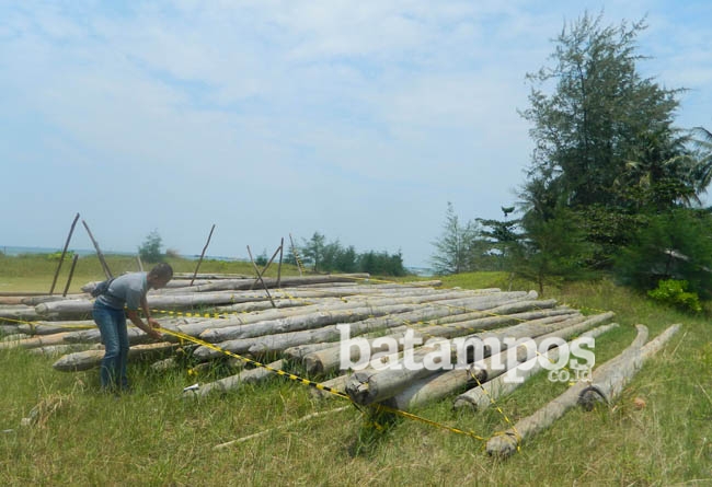 Kayu Buat Kelong Senilai Ratusan Juta Rupiah Disita Polisi