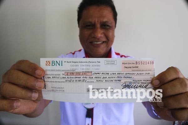 Pelindo Bayar Utang ke Pemko Rp 4,5 M