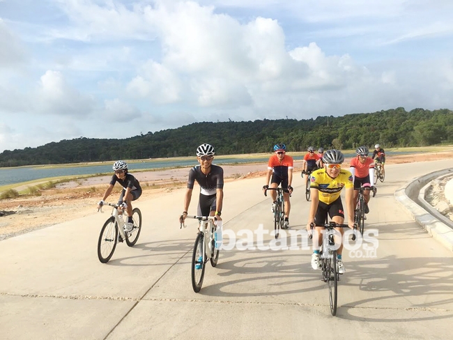 Sampai di Bintan Tim Jawa Pos Langsung Uji Coba Rute