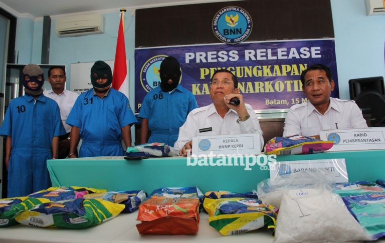 Tiga Tersangka Kurir Sabu Terancam Hukuman Mati