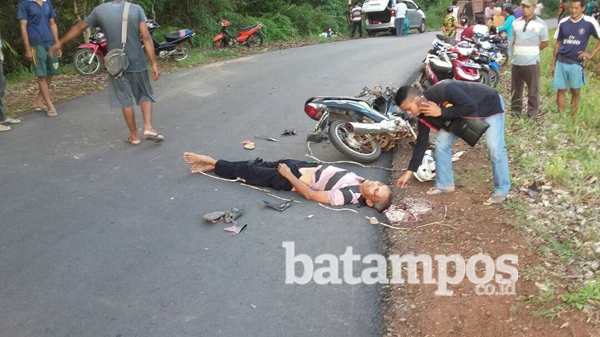 Sahid Tewas Ditempat Setelah Tabrakan dengan Truk