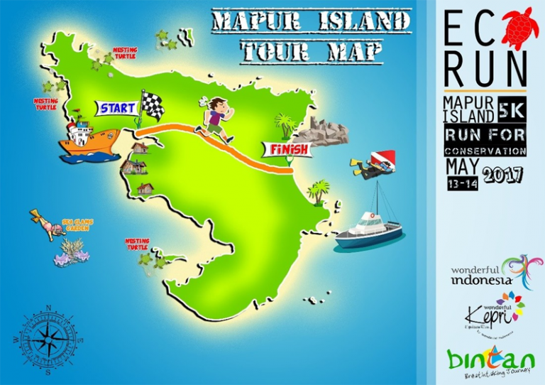 Ayo, Ikuti Eco Run 5K Mapur Island 2017