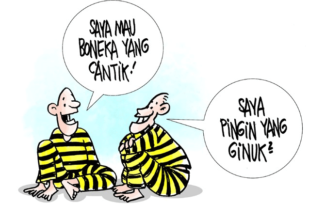 Pak Sipir, Narapidana Butuh Boneka