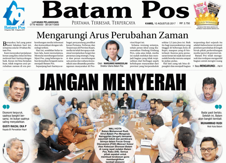 Harian Batam Pos Dibaca 223.536 Orang