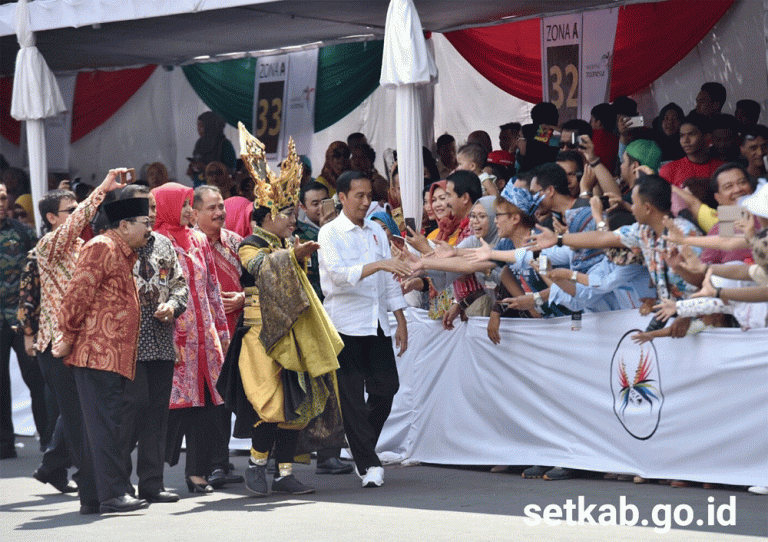 Presiden Jokowi Saksi Kesuksesan Jember Fashion Carnaval 2017