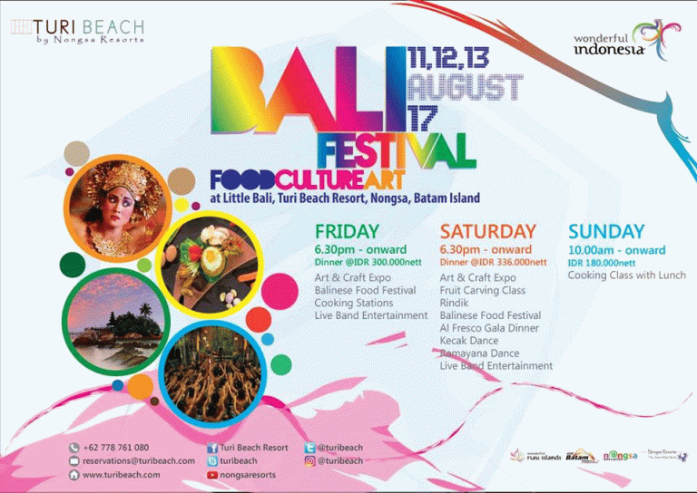 Festival Bali di Turi Beach Resort, Pulau Batam