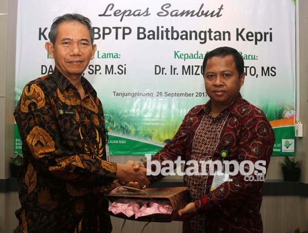 Mizu Istianto Pimpin BPTP Kepri
