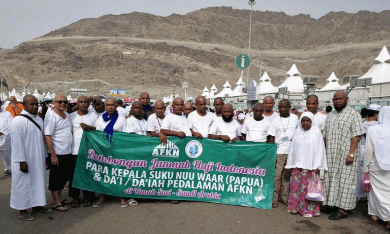Bertemu Para Kepala Suku Papua di Mina