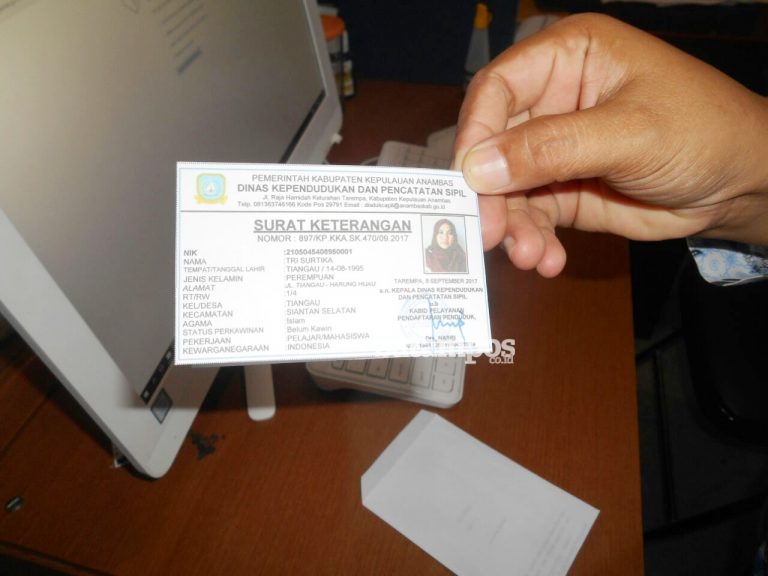 KTP Diganti Surat Keterangan