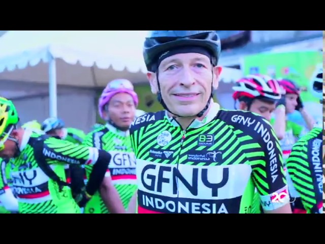 800 Pesepeda dari 32 Negara Ikut Grand Fondo New York Indonesia 2017 di Lombok