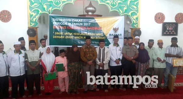 Baznas Distribusikan Zakat Rp500 Juta