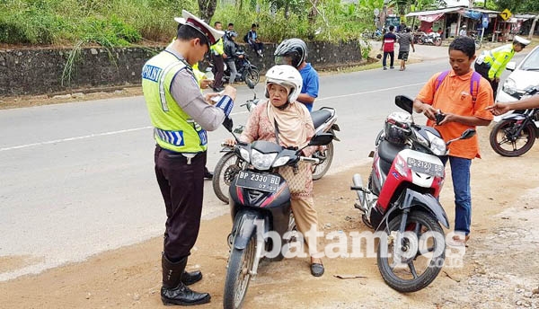 45 Kendaraan Ditilang