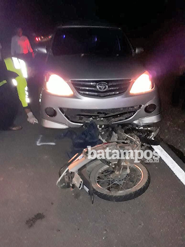 Wajah Andrias Remuk Dilindas Mobil