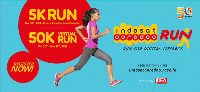 Indosat Ooredoo Run for Digital Literacy
