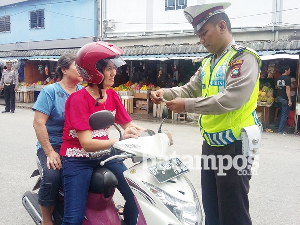 Hari Pertama, 33 Kendaraan Ditilang