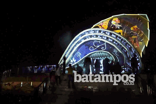 Gedung Gonggong Terapkan Teknologi Video Mapping