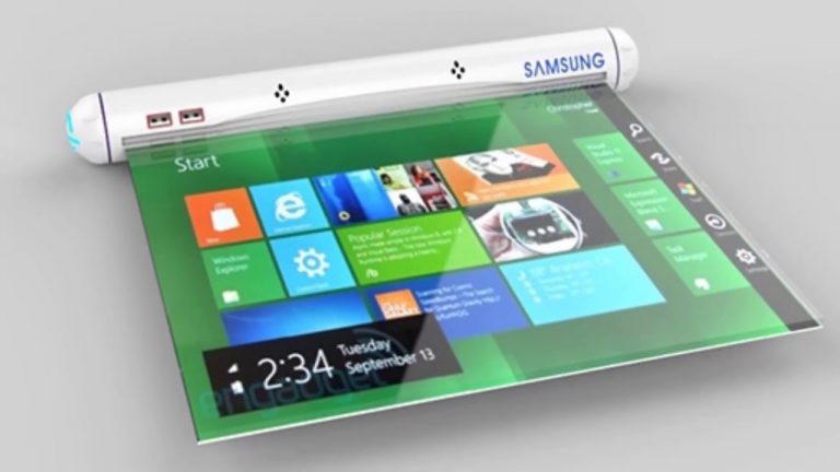 Tablet Gulung ala Samsung