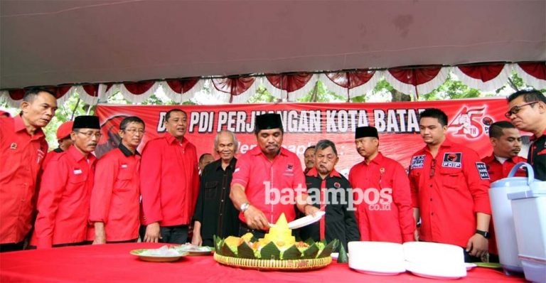 DPC PDIP Batam Gelar HUT ke 45 PDIP