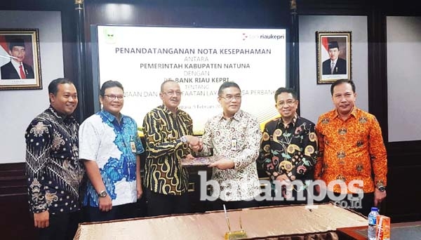 Pemda Natuna Tambah Modal Rp 5 Miliar di Bank Riau