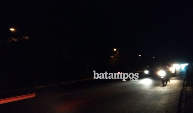 4 Lokasi di Kota Batam yang Lampu Jalannya Sering padam
