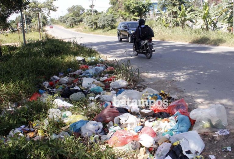Minim TPS Warga Sambau Pilih Buang Sampah di Tepi Jalan