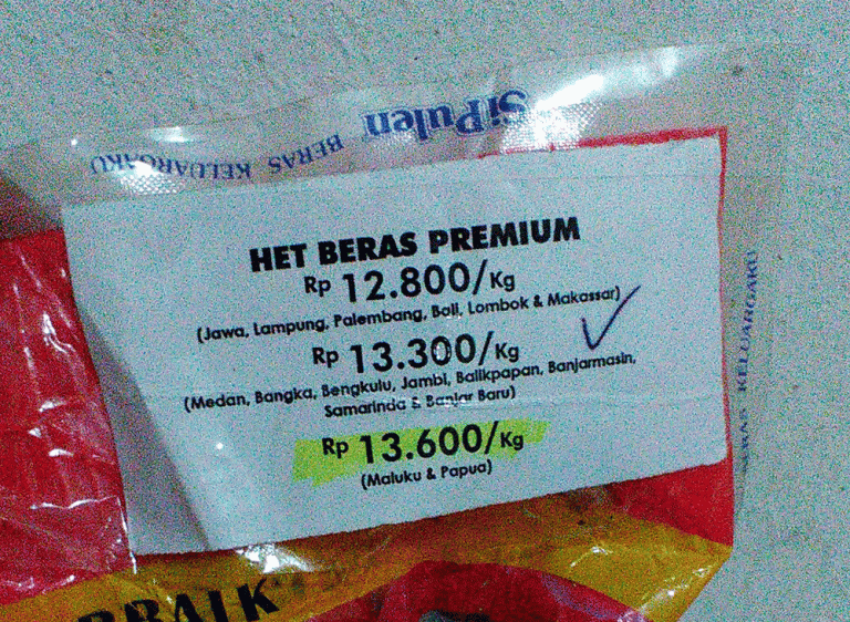 Stok Beras Tercukupi Tapi Harga di Atas HET