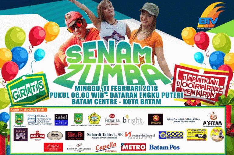 Yuk nge-Zumba Bareng di HUT ke 15 Batam TV