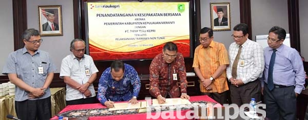 BRK Kerjasama Non Tunai dengan Pemkab Meranti