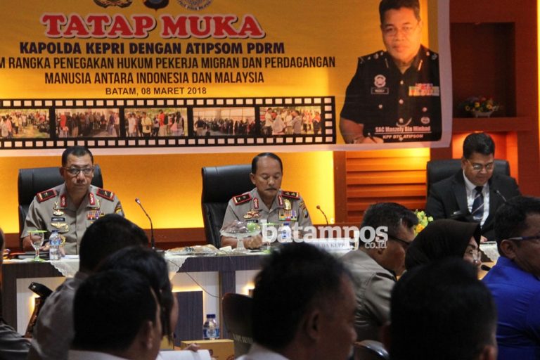 Polda Kepri dan PDRM Kerjasama Pencegahan TKI Ilegal