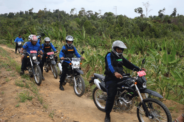 Ditpam BP Batam Tertibkan Kebun Liar di Area Bandara