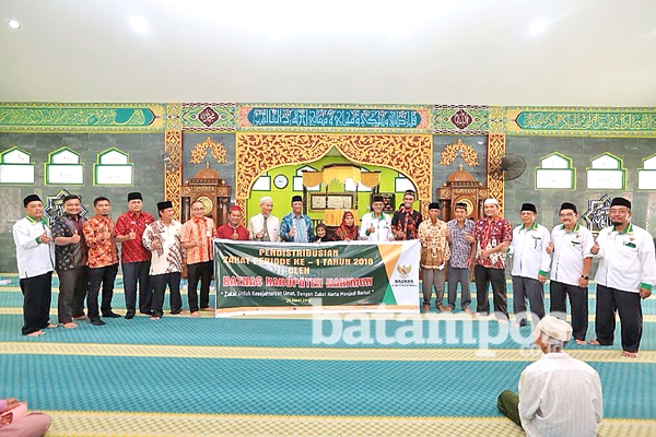Baznas Karimun Distribusikan Zakat Periode Pertama Rp 440 Juta