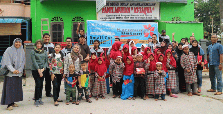 Kukuhkan Pengurus Daerah, KC Batam Kunjungi Panti Asuhan
