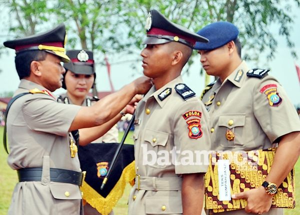 227 Bintara Polri Bada Perkasa SPN Polda Kepri Dilantik