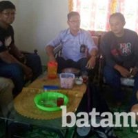 F reskrim – polisi ketika mengambil keterangan pekerja Lagoi yang nyaris menjadi korban begal ol