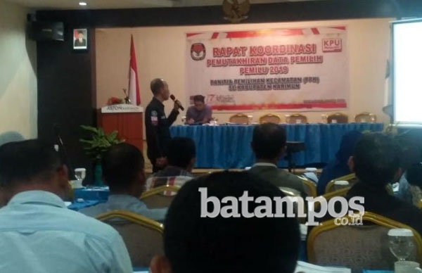 KPUD Gelar Rakor Pemutakhiran Data Pemilih