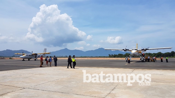 Runway Bandara Letung Diperpanjang