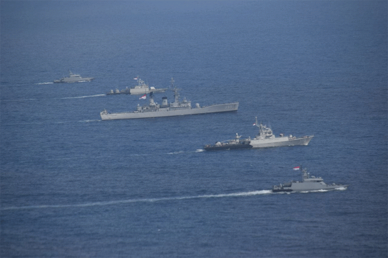 Lima Kapal Perang TNI AL berada di Natuna