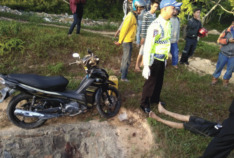 Kejar Penjambret, Seorang Gadis Malah Kecelakaan
