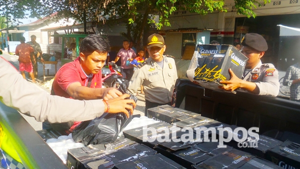 Polisi Kembali Sita Minuman Keras