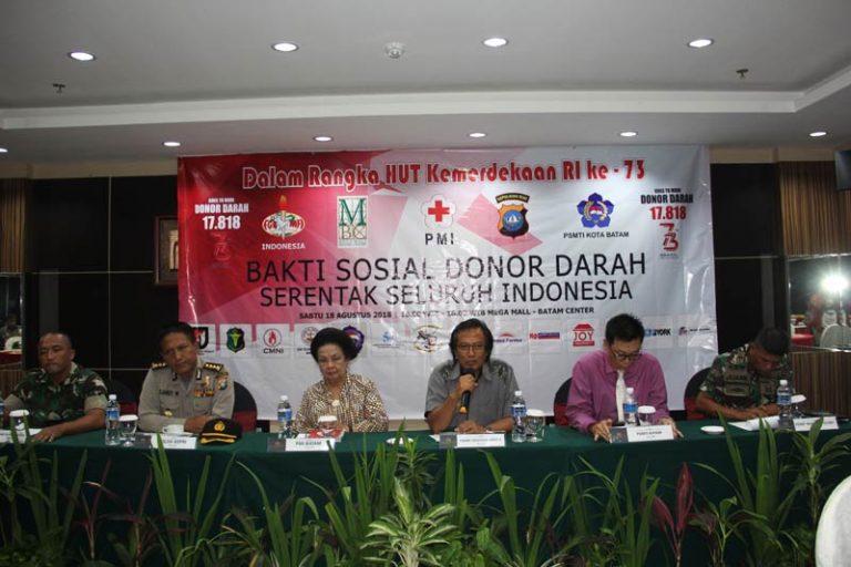 Batam Bertekad Pecahkan Rekor MURI Kantungi 17.818 Kantong Darah