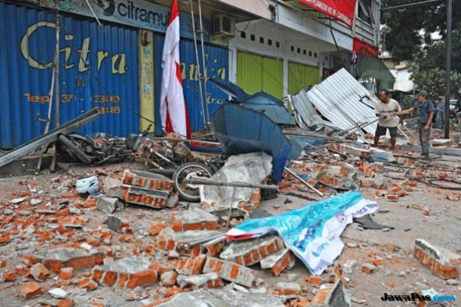 167 Ribu Rumah Rusak Akibat Gempa di NTB