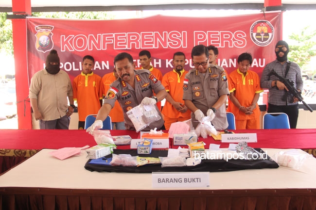 Polda Kepri Amankan 2,9 Kg Sabu dan 2.331 Butir Ekstasi